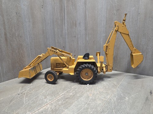 Vintage ertl ford 755 backhoe - ertl,