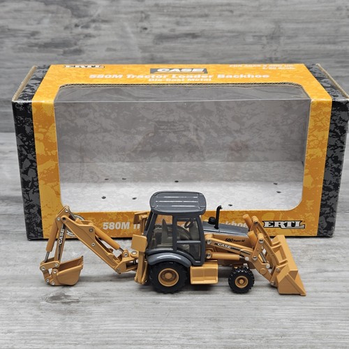 Ertl case 580m tractor loader - case,