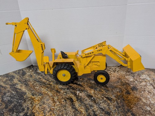 Vintage ertl backhoe - backhoe, loader